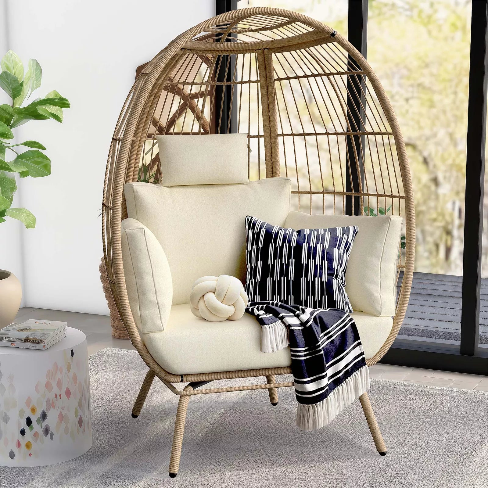 Reeves Outdoor Patio Egg Chair | | Wiccan Center