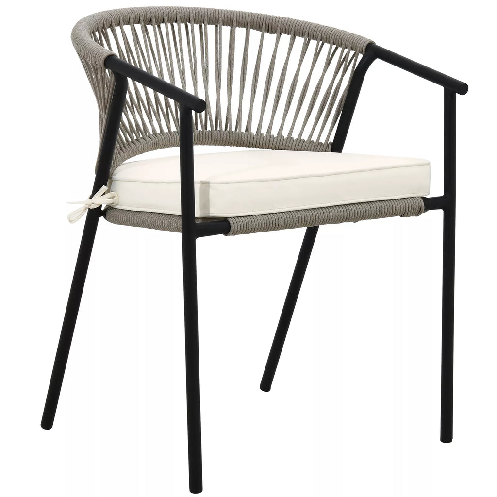 Outdoor Cushioned Rope Patio Chair (Set of 4) | | Wiccan Center