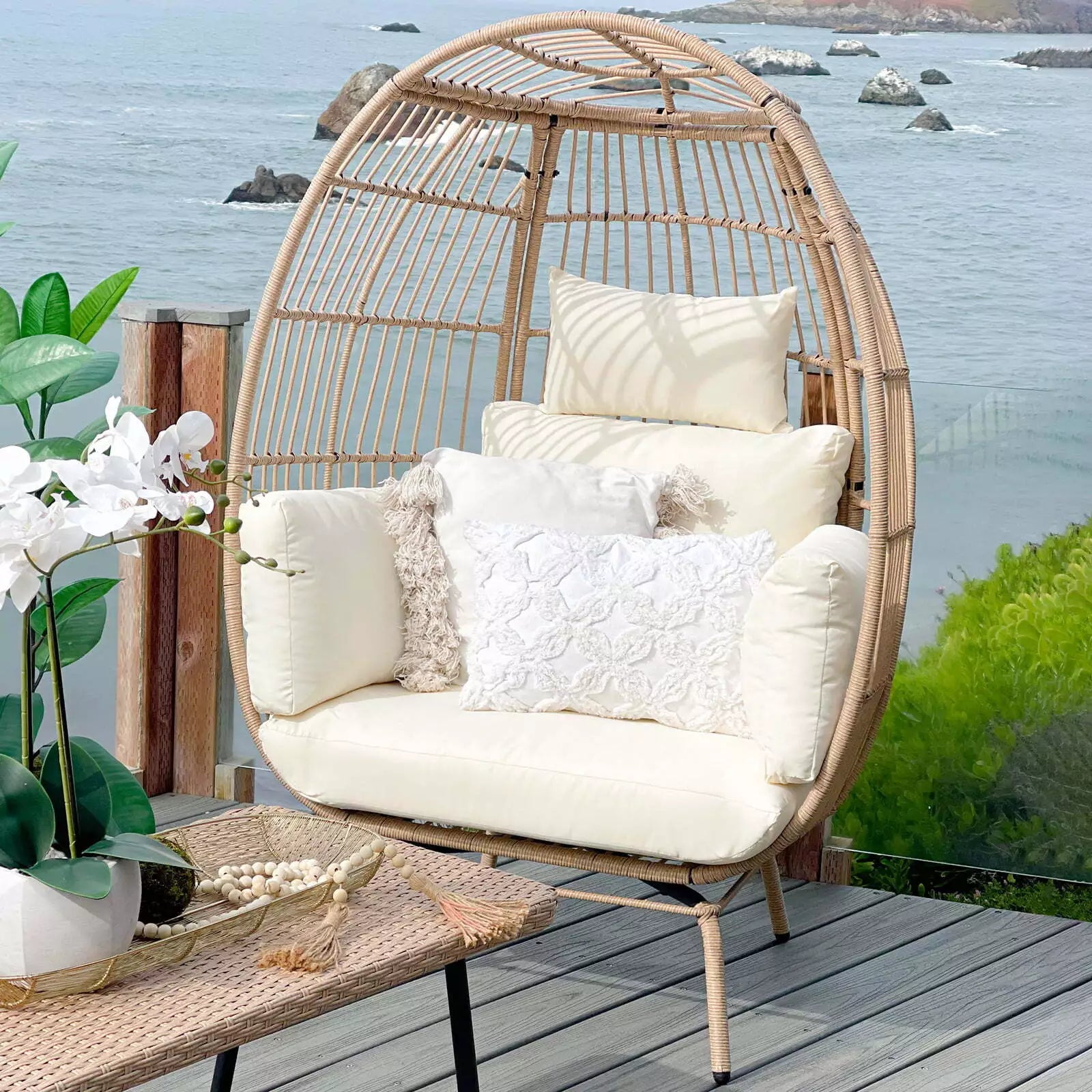 Reeves Outdoor Patio Egg Chair | | Wiccan Center
