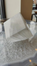Selenite Standing Cube 7cm | Lapidary | Wiccan Center