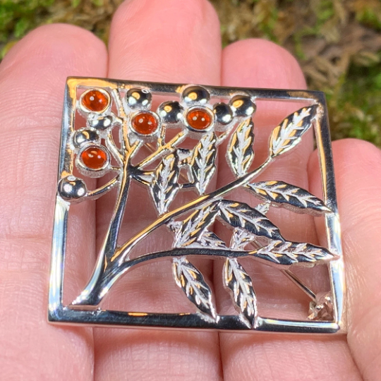 Scottish Rowan Tree of Life Brooch - Handmade in Scotland | Brooch | Wiccan Center
