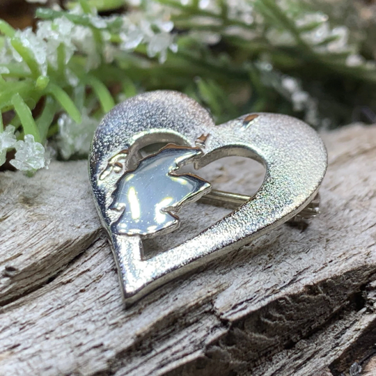 Scotland Forever Sterling Silver Brooch - Handmade in Scotland | Brooch | Wiccan Center