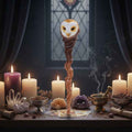 Owl Magic Wand - Enchanting Accessory for Spellbinding Adventures | | Wiccan Center