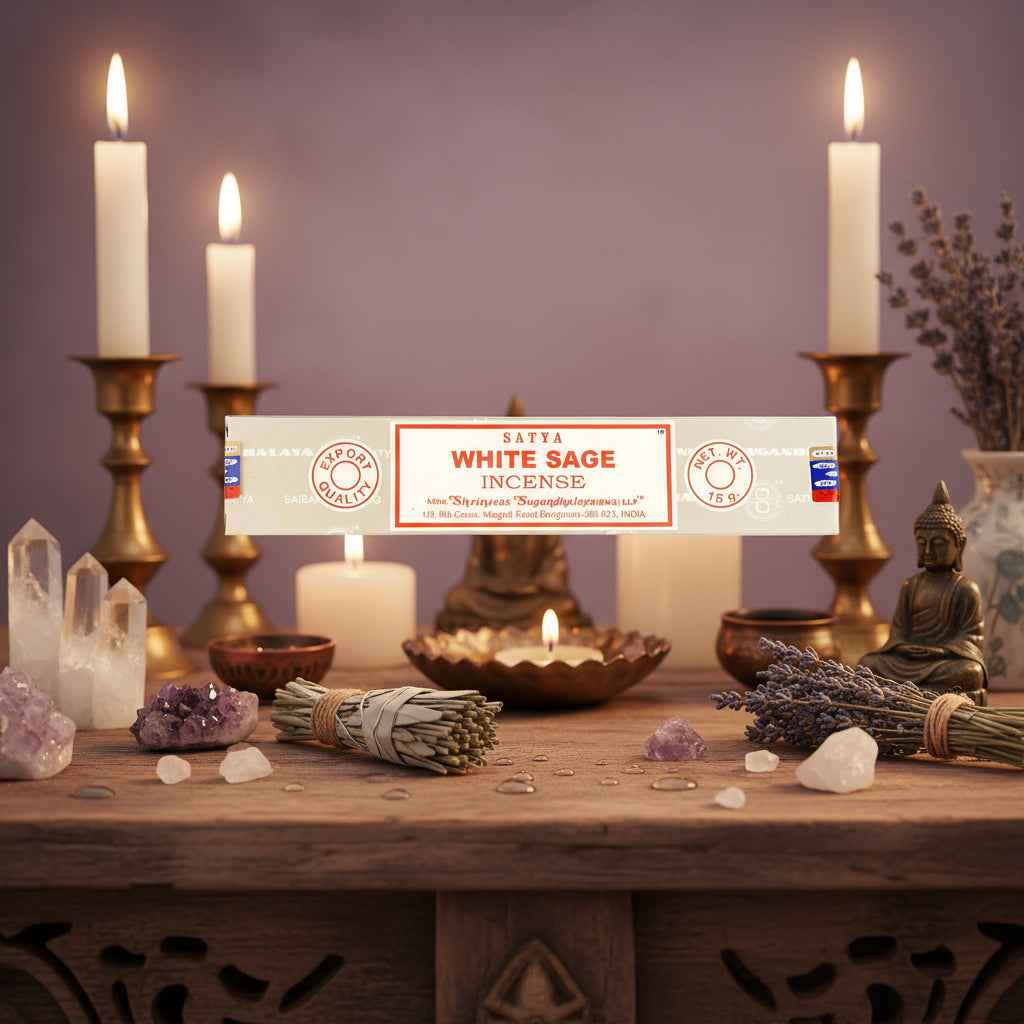 White Sage Satya Incense - Purify and Refresh Your Space | | Wiccan Center