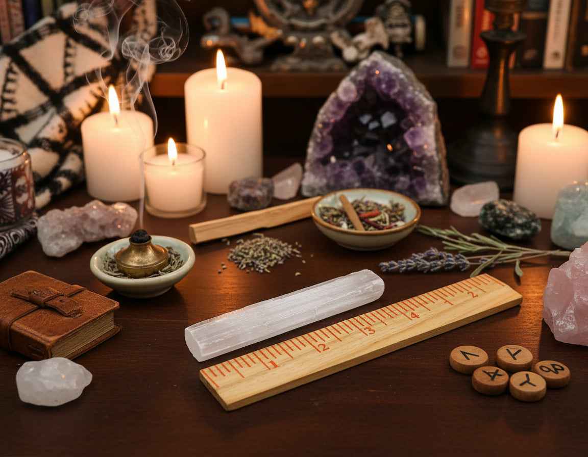 4 Inch Selenite Crystal Wands for Healing, Reiki, and Metaphysical Energy Drawing | | Wiccan Center