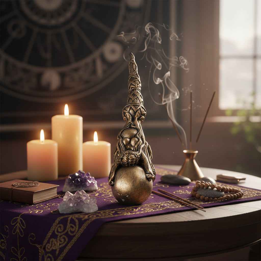 14 Inch Triple Goddess Wand for Spiritual Healing and Energy Balance | | Wiccan Center