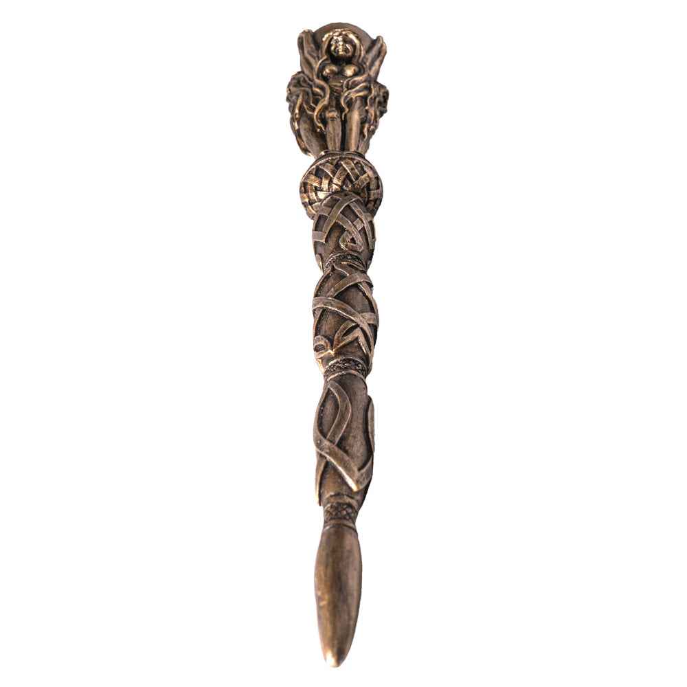 14 Inch Triple Goddess Wand for Spiritual Healing and Energy Balance | | Wiccan Center