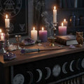 14 Inch Mystical Wand with Triple Moon Design | | Wiccan Center