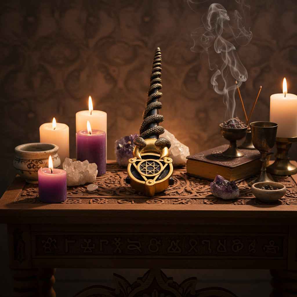 14 Inch Mystical Wand - Alchemy Inspired Magic Wand | | Wiccan Center