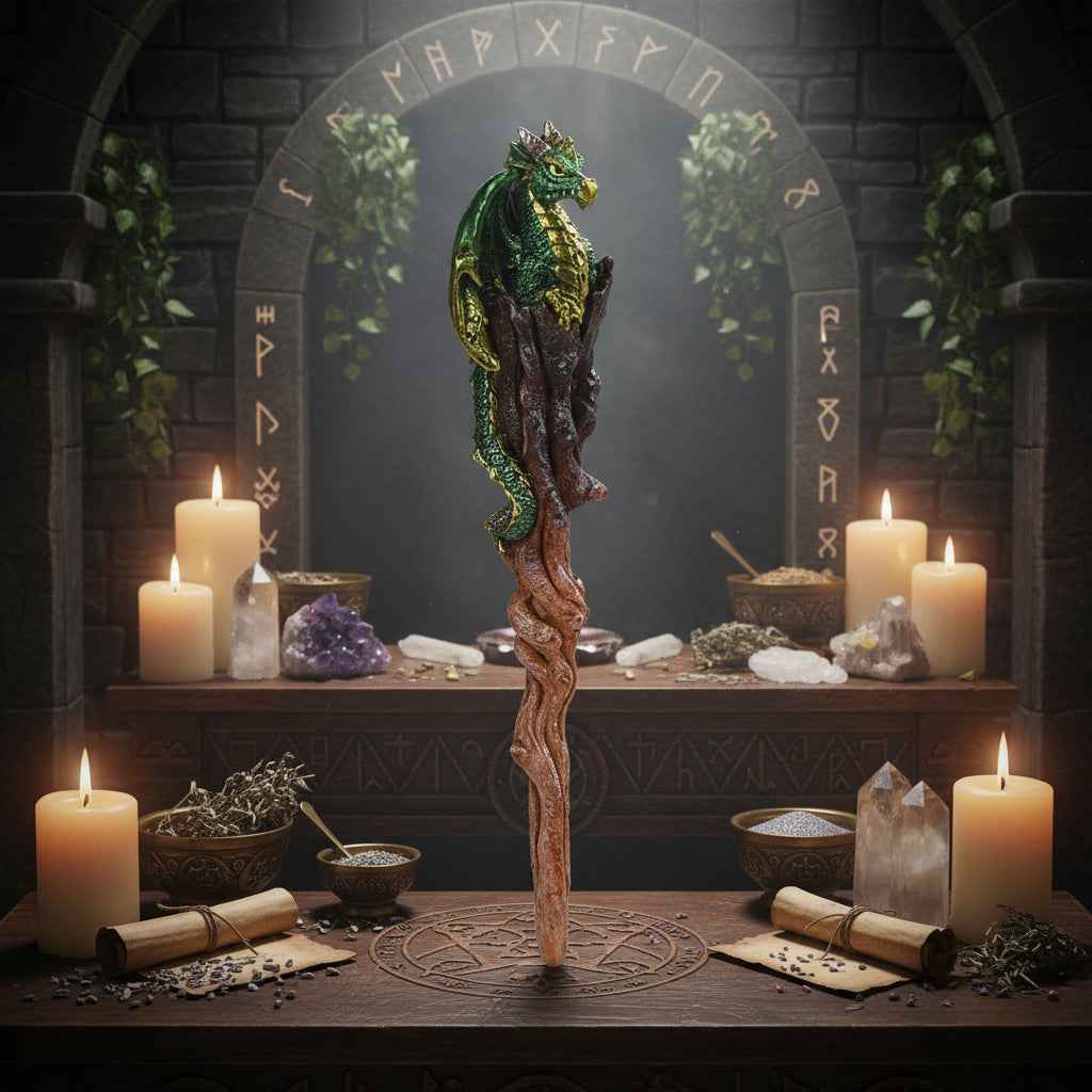 Dragon Magic Wand - Unleash Your Inner Sorcerer | | Wiccan Center
