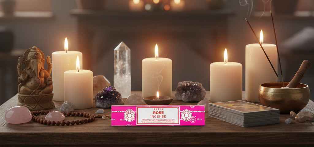Satya Rose Incense Sticks for Calming Aromatherapy and Meditation | | Wiccan Center
