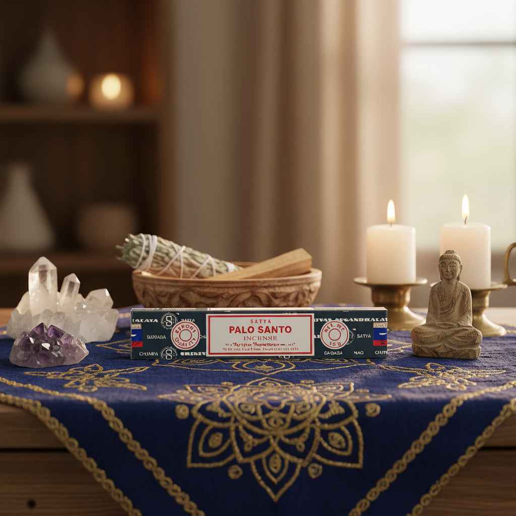 Satya Palo Santo Incense Sticks for Purifying and Uplifting Aromatherapy | | Wiccan Center