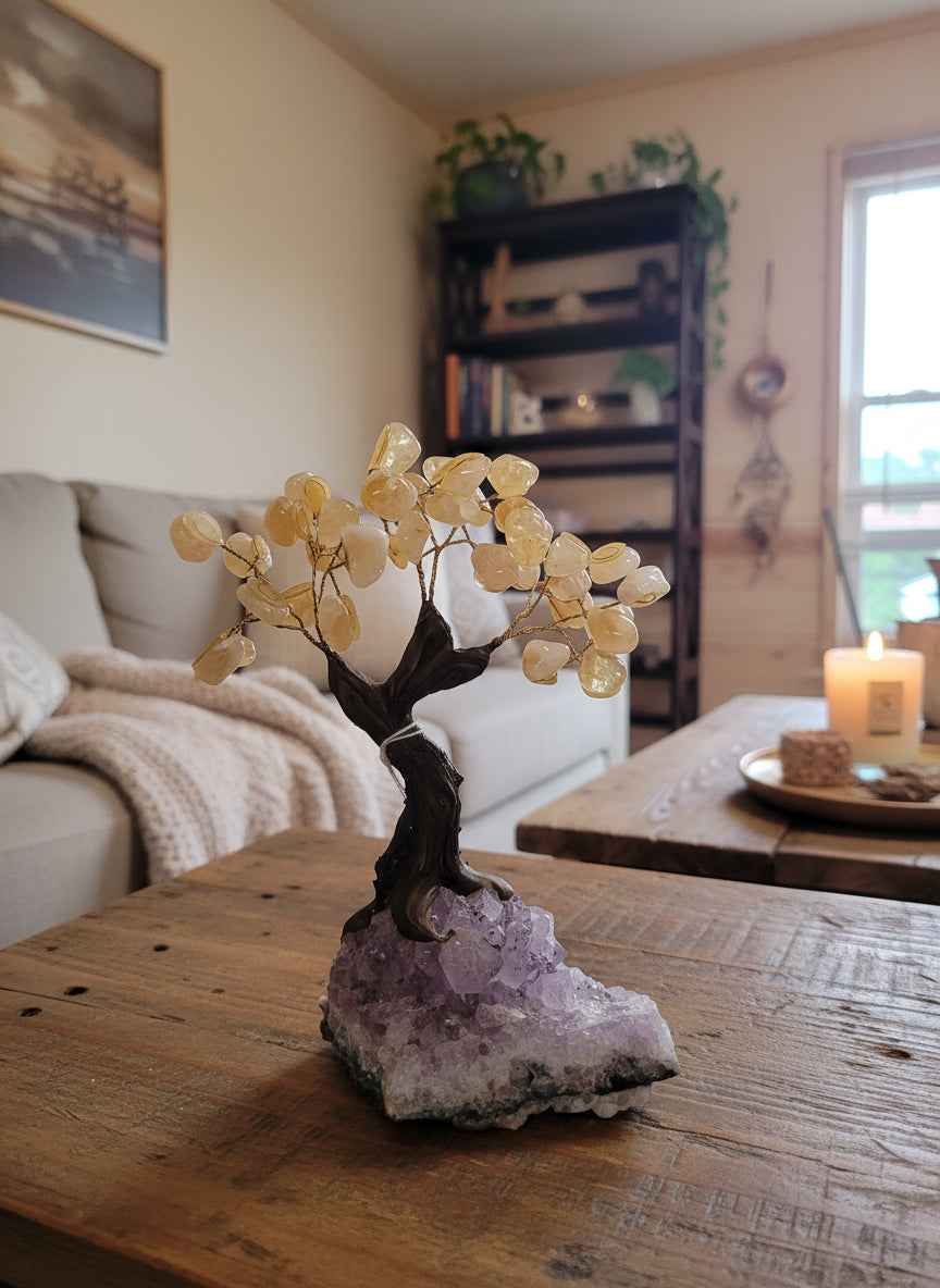 Brazilian Citrine Bonsai Tree - A Beautiful Addition to Your Home Decor | | Wiccan Center