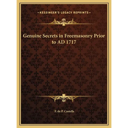 Genuine Secrets in Freemasonry Prior to AD 1717 - Hardcover | Books | Wiccan Center