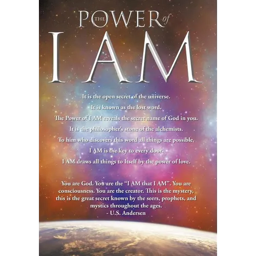 The Power of I AM: 1st Hardcover Edition - Hardcover | Books | Wiccan Center