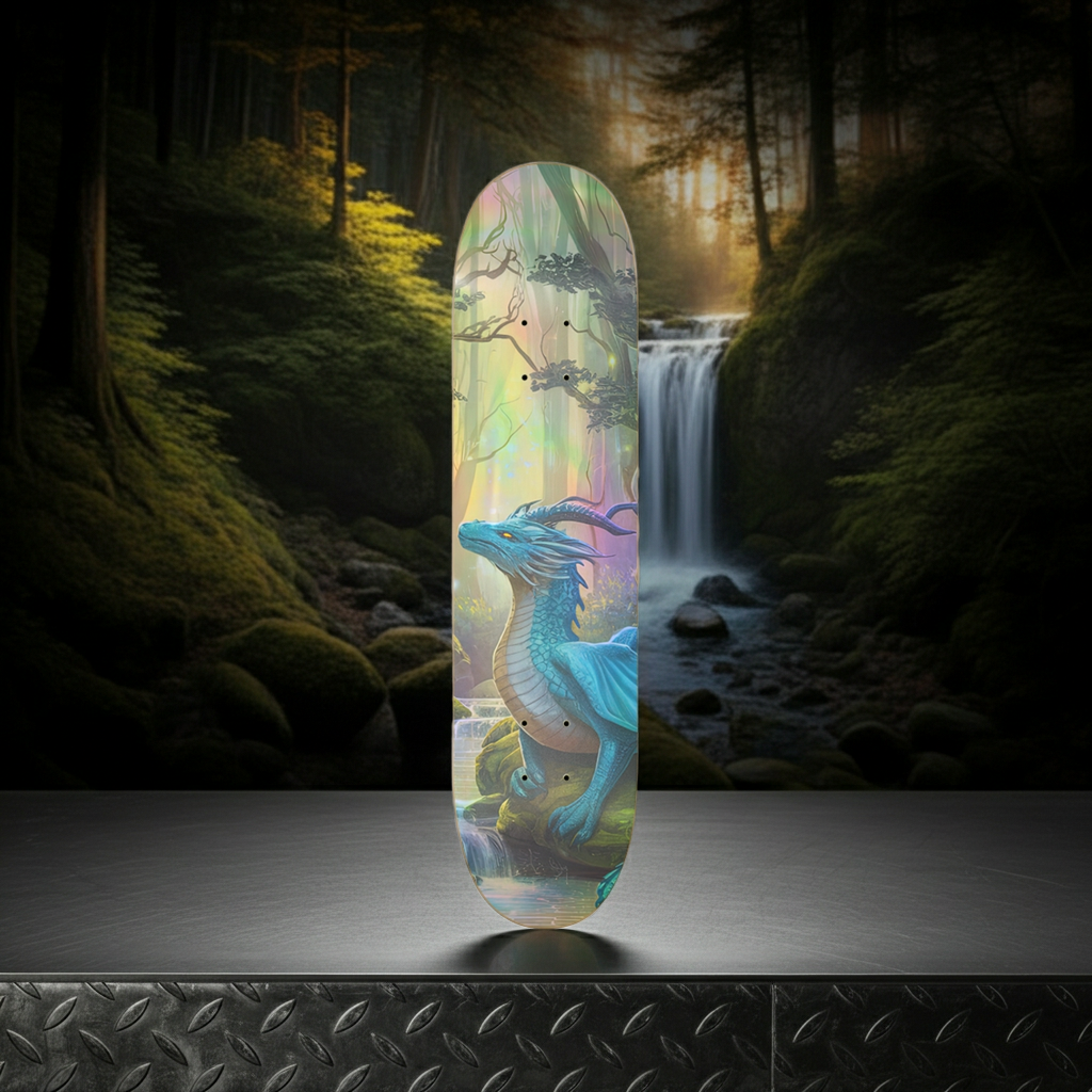 Dragon Wonder Custom Skateboard – Fantasy Dragon Art Deck | Skateboard | Wiccan Center