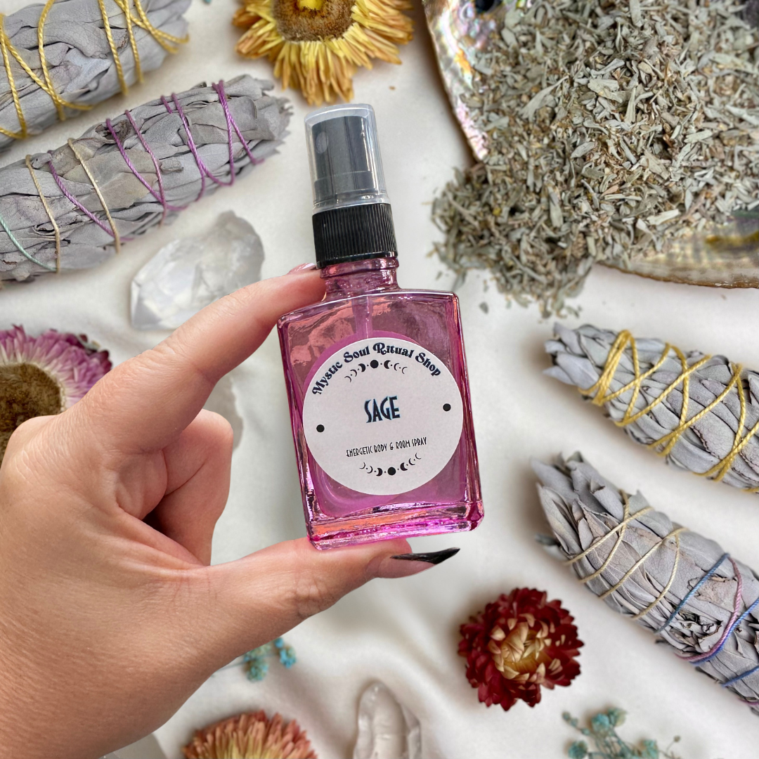 Sage Cleansing Spray | Spell Spray | Wiccan Center