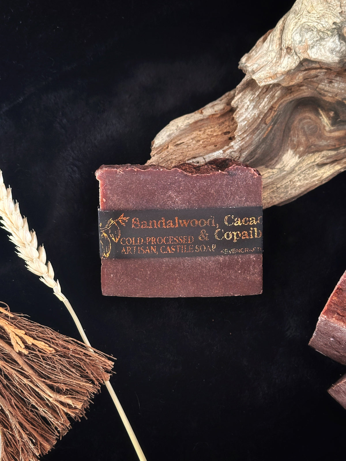 Sandalwood, Cacao & Copaiba - Artisan, Superfatted, Cold- Processed Castile Soap for the Face and Body | Soap | Wiccan Center