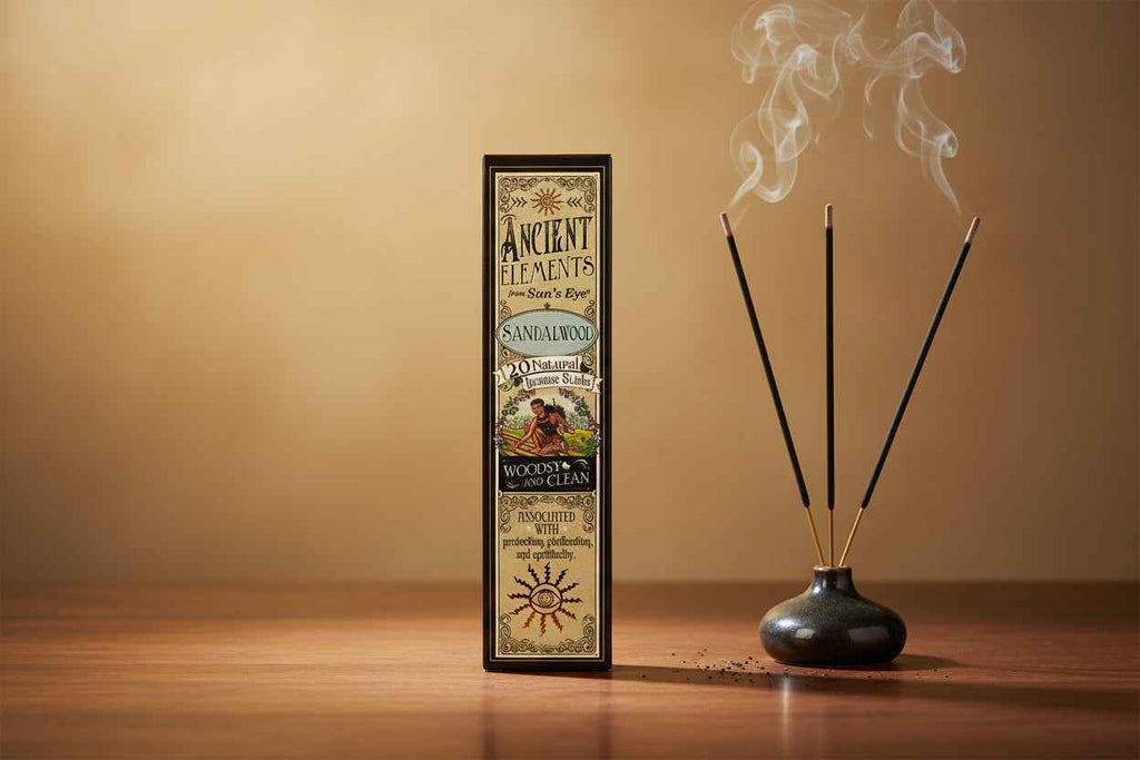 Ancient Elements Sandalwood Incense Sticks | Incense | Wiccan Center
