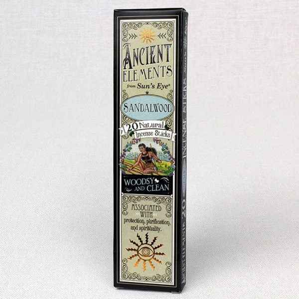 Ancient Elements Sandalwood Incense Sticks | Incense | Wiccan Center