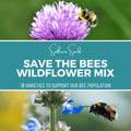 Save the Bees Wildflower Seed Mix (18 Varieties) – 1,000 Seeds | Seeds | Wiccan Center