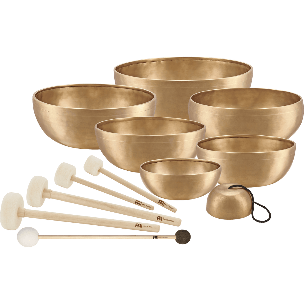 Chakra Metal Singing Bowl Set - 7 Handmade Sound Healing Bowls | Chakra Singing Bowl Set | Wiccan Center