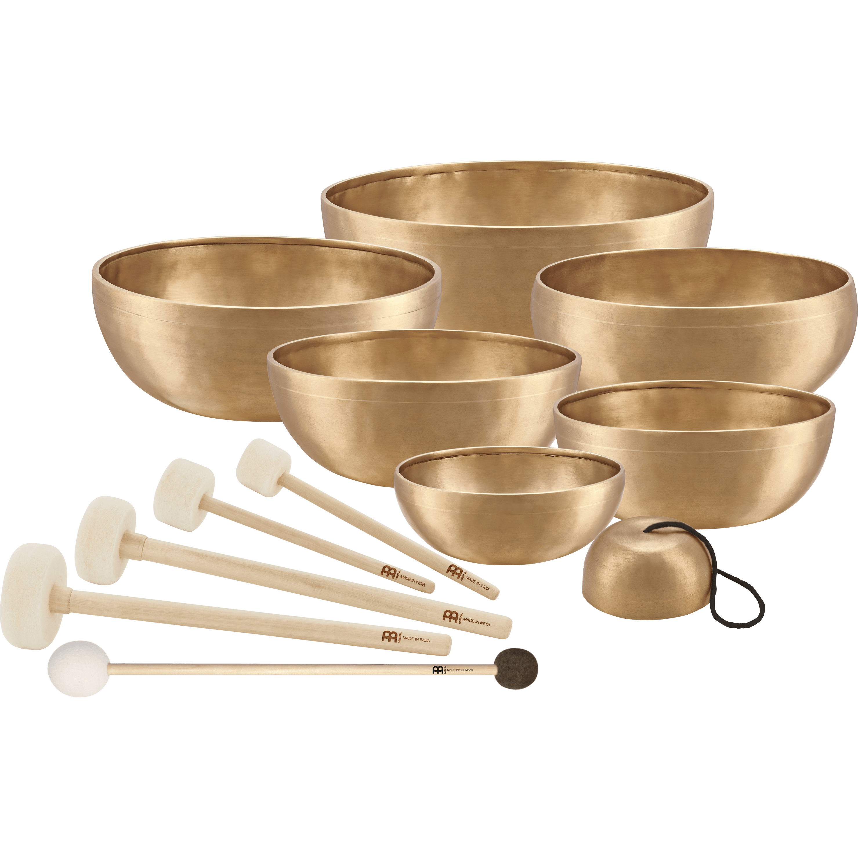 Chakra Metal Singing Bowl Set - 7 Handmade Sound Healing Bowls | Chakra Singing Bowl Set | Wiccan Center