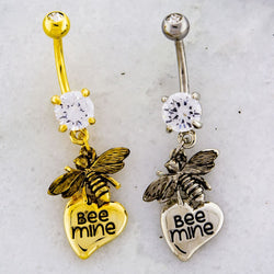 14G Bee Mine Navel Ring | Body Jewelry | Wiccan Center
