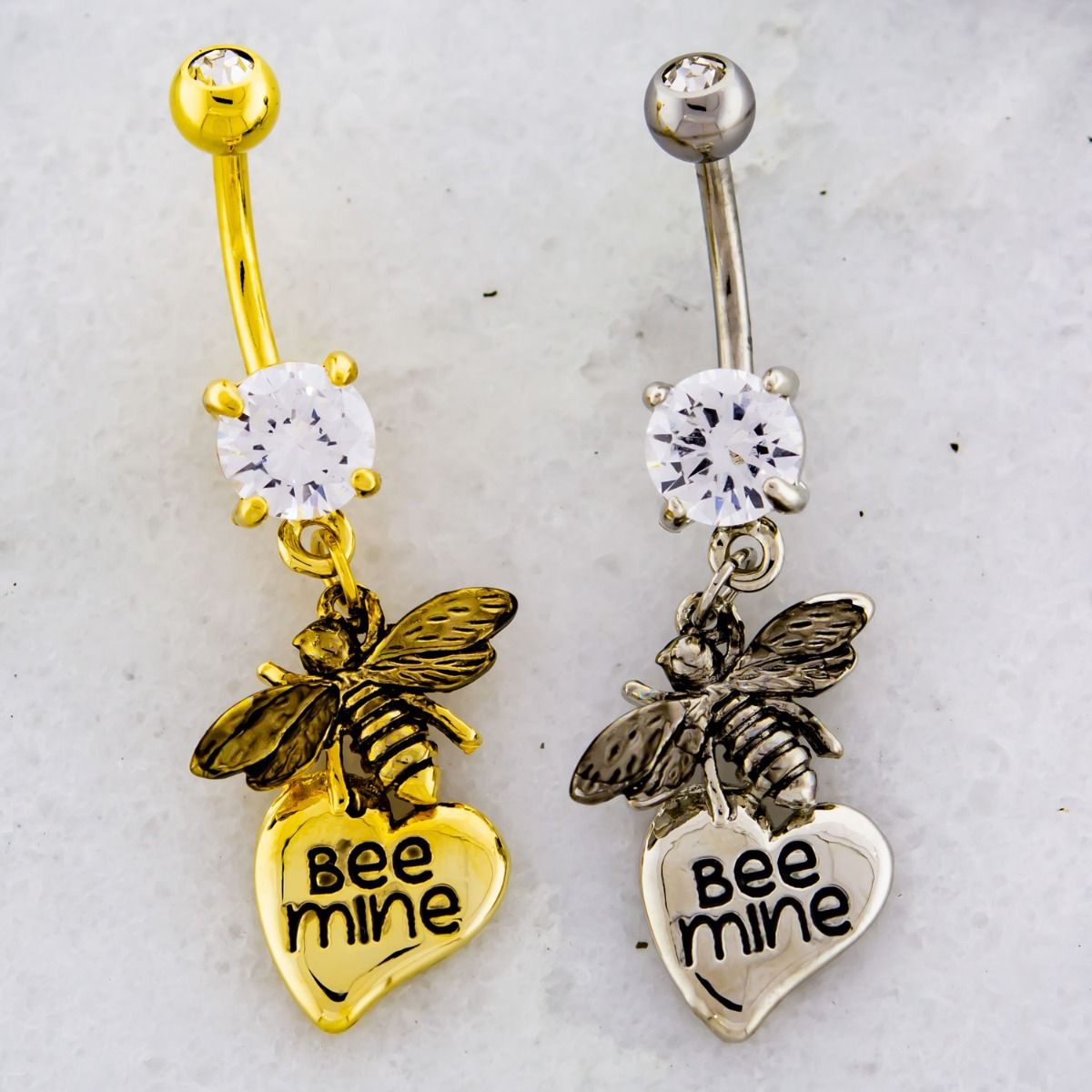 14G Bee Mine Navel Ring | Body Jewelry | Wiccan Center
