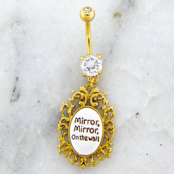 14G Mirror Navel Ring | | Wiccan Center