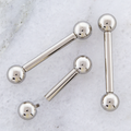 Steel 12G Internally Threaded Straight Barbells | | Wiccan Center