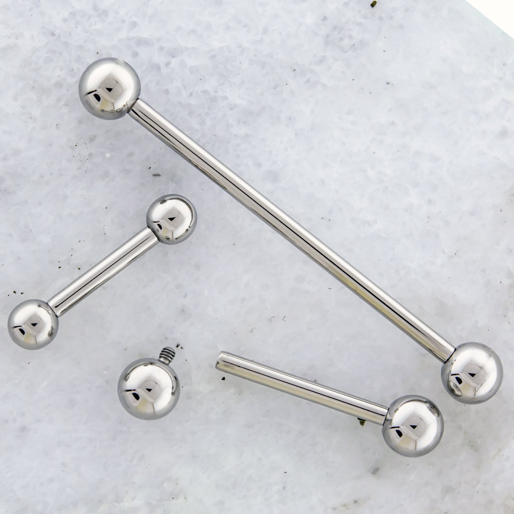 Steel 14G Internally Threaded Straight Barbells | | Wiccan Center