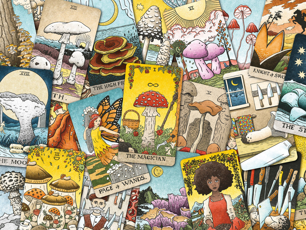 THE MUSHROOM HUNTER'S ARCANUM: A Tarot Deck for Mushroom Hunters