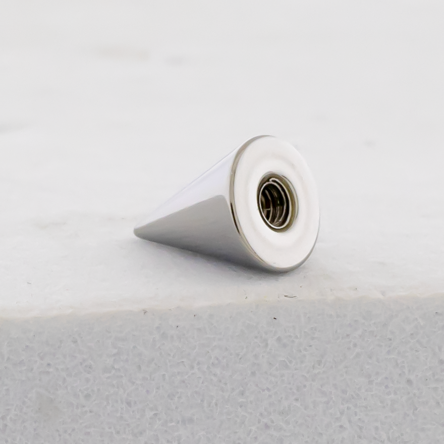 16G Steel Externally Threaded Spike Ends | Body Jewelry | Wiccan Center