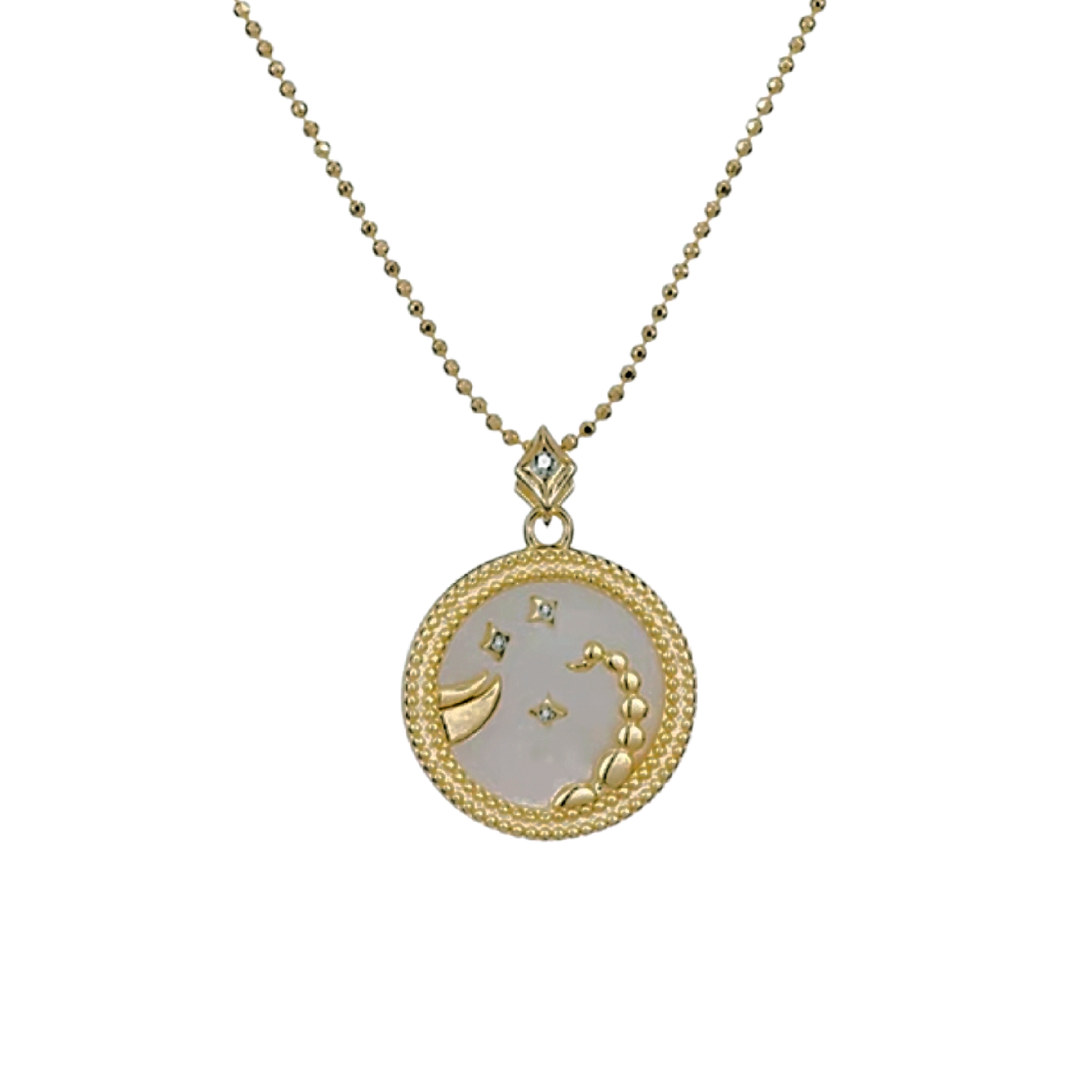 Pearl Zodiac Necklace