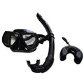Black Free Dive Low Volume Silicone Mask & Nautilus Snorkel Set | Valued Packages | Wiccan Center