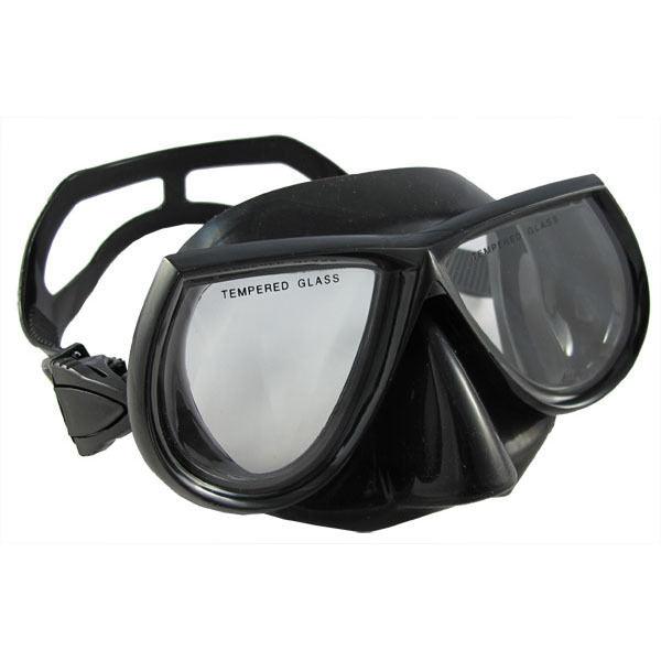 Black Free Dive Low Volume Silicone Mask & Nautilus Snorkel Set | Valued Packages | Wiccan Center