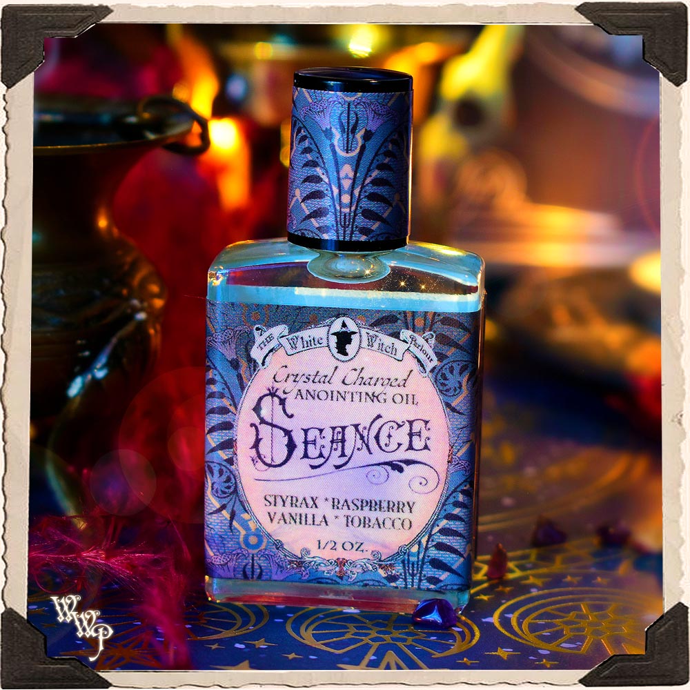 SEANCE BODY OIL. 1/2 oz. For Heightened Spiritual Awareness, Psychic Energy | aromatherapy, perfume, oils | Wiccan Center