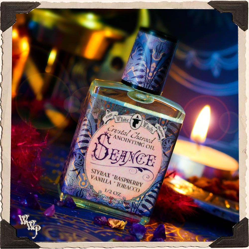 SEANCE BODY OIL. 1/2 oz. For Heightened Spiritual Awareness, Psychic Energy | aromatherapy, perfume, oils | Wiccan Center