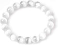 Selenite Bracelet 8mm | Jewelry-Bracelet | Wiccan Center