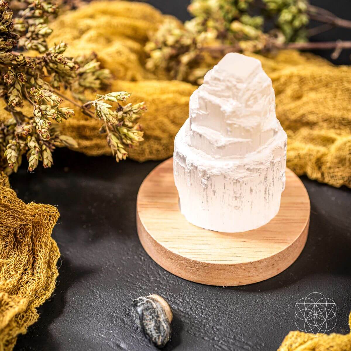 Selenite Cleansing Lamp | Night Light | Wiccan Center