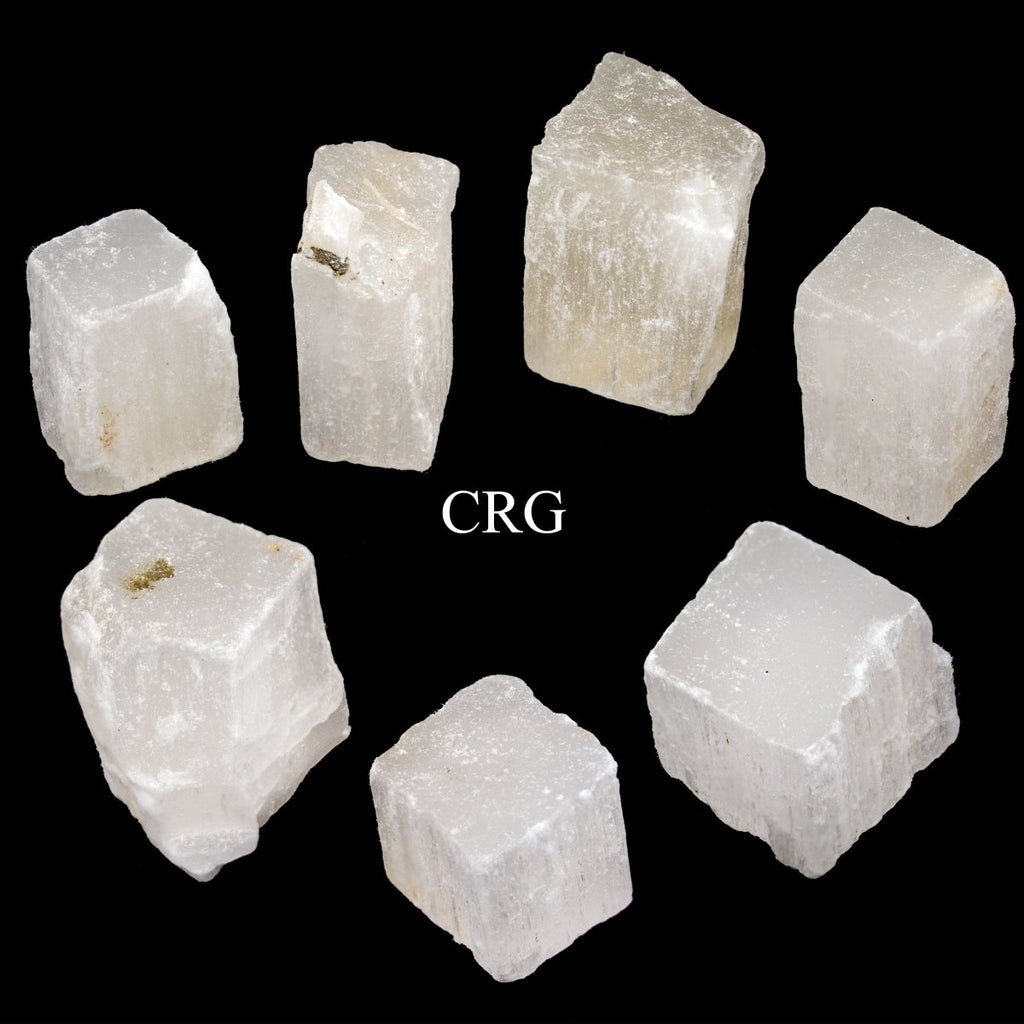Selenite Rough Chunks (1 Kilogram) Size 1 to 2 Inches Bulk Wholesale Lot Crystal Gemstone Minerals