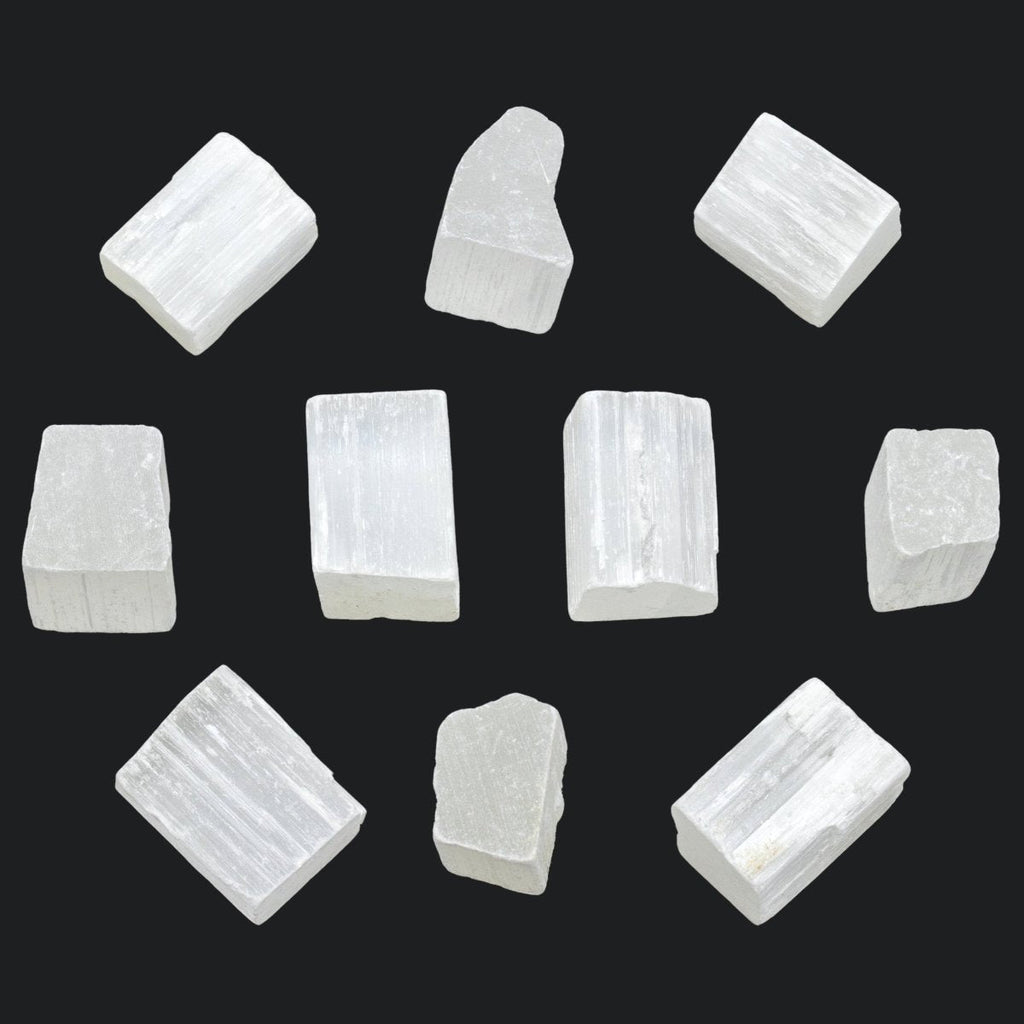 Selenite Rough 1 to 2 Inches (By the Piece)