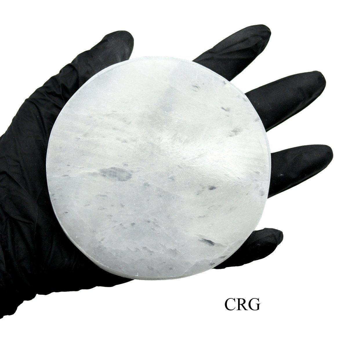 Selenite Round Plate 10cm (1 Piece)