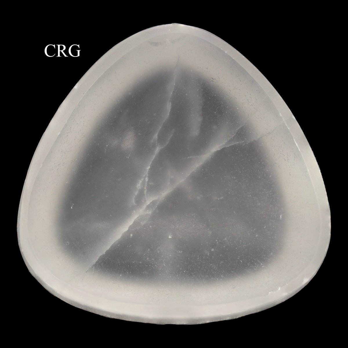 Selenite Triangle Bowl - 8 cm - QTY 1 | Selenite | Wiccan Center