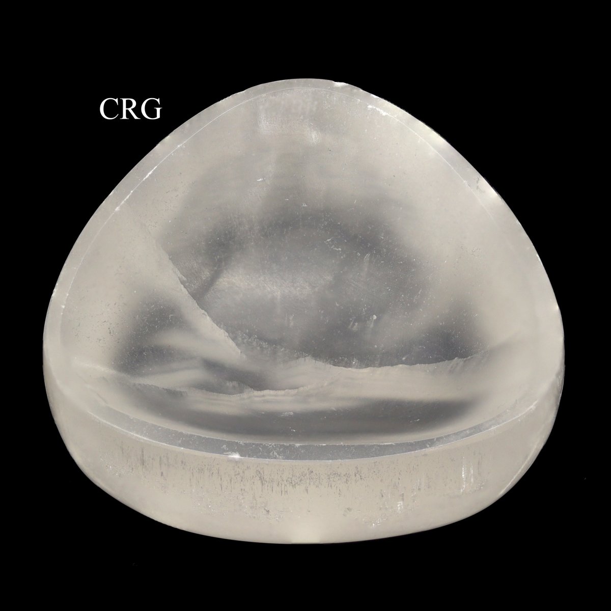 Selenite Triangle Bowl - 8 cm - QTY 1 | Selenite | Wiccan Center