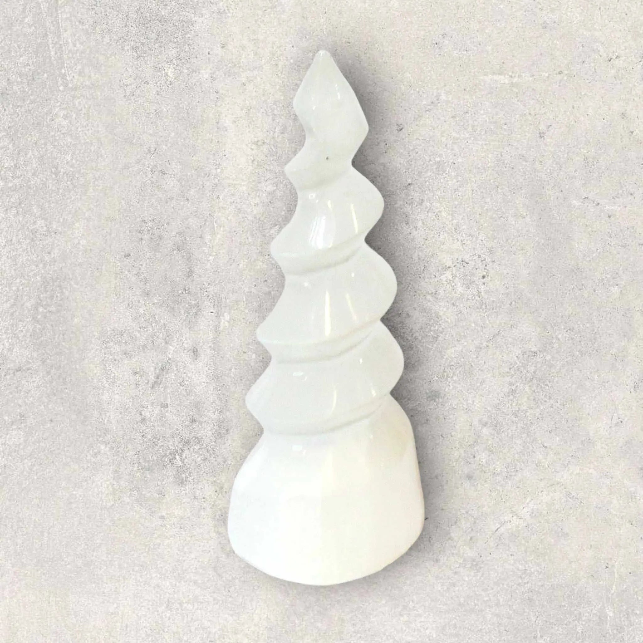 Selenite Unicorn Horn | Selenite | Wiccan Center