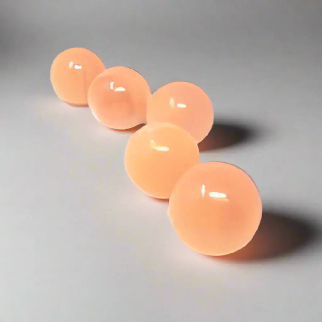 Peach Selenite Pocket Sphere | Selenite | Wiccan Center