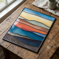 Mountain Landscape Stained Glass Pattern | Crafting Patterns & Molds | Wiccan Center