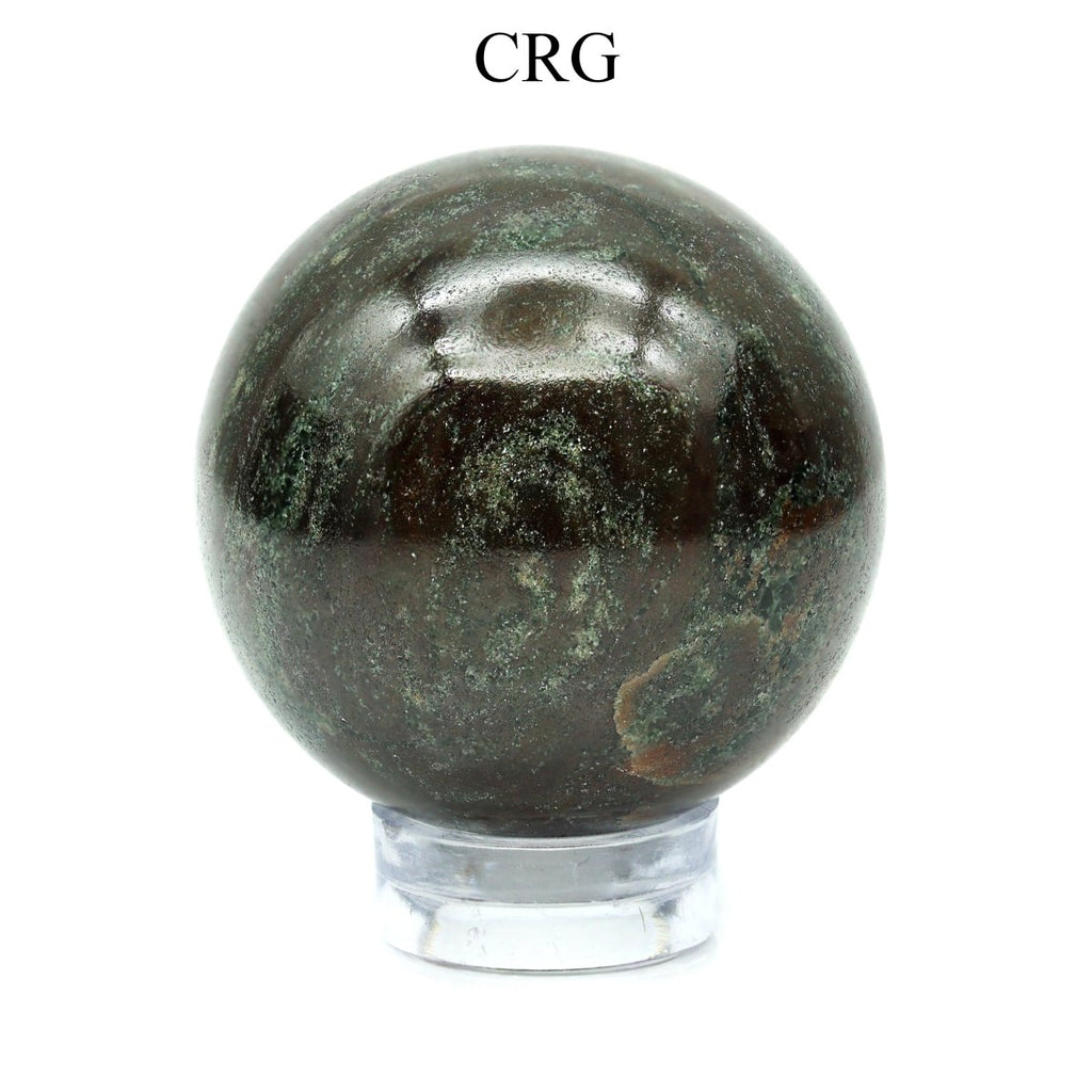 SET OF 2 - Garnet Spheres / 25-40mm AVG